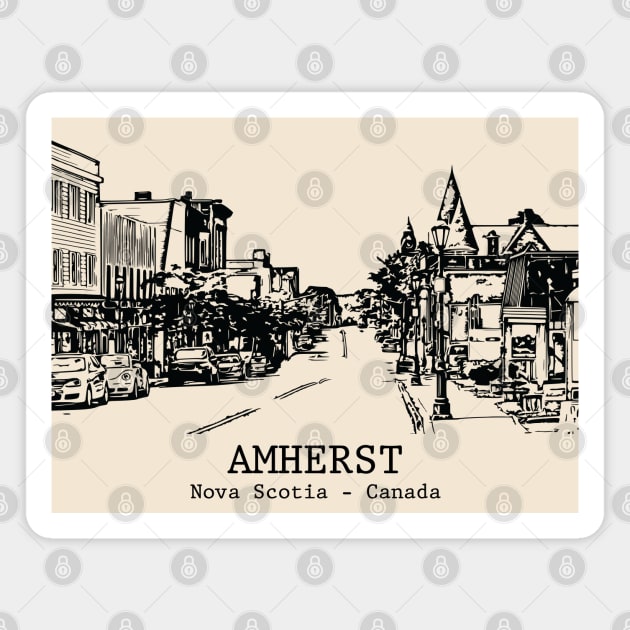 Amherst - Nova Scotia Magnet by Lakeric